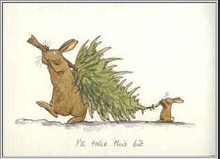 Julekort "I`ll Take This Bit"