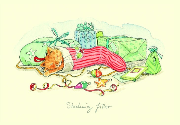 Julekort Two Bad Mice, Stocking Filler