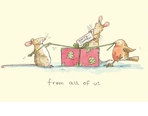 Julekort Two Bad Mice, From All of us