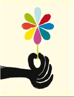 Dobbelt kort Ink Press, Hånd m blomst