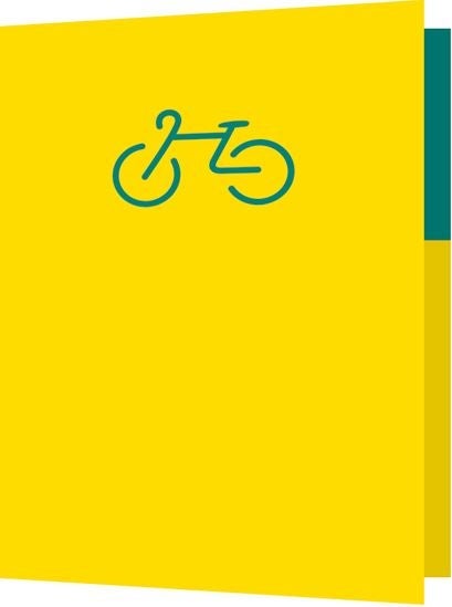 Dobbelt kort 85x125, sykkel