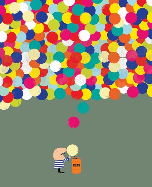 Dobbelt kort Ink Press, Balloons