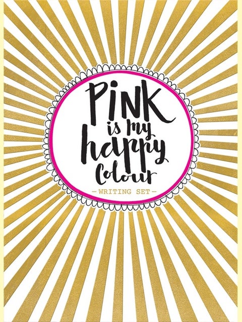 Brevsett for barn m(klistremerker Happy Colour