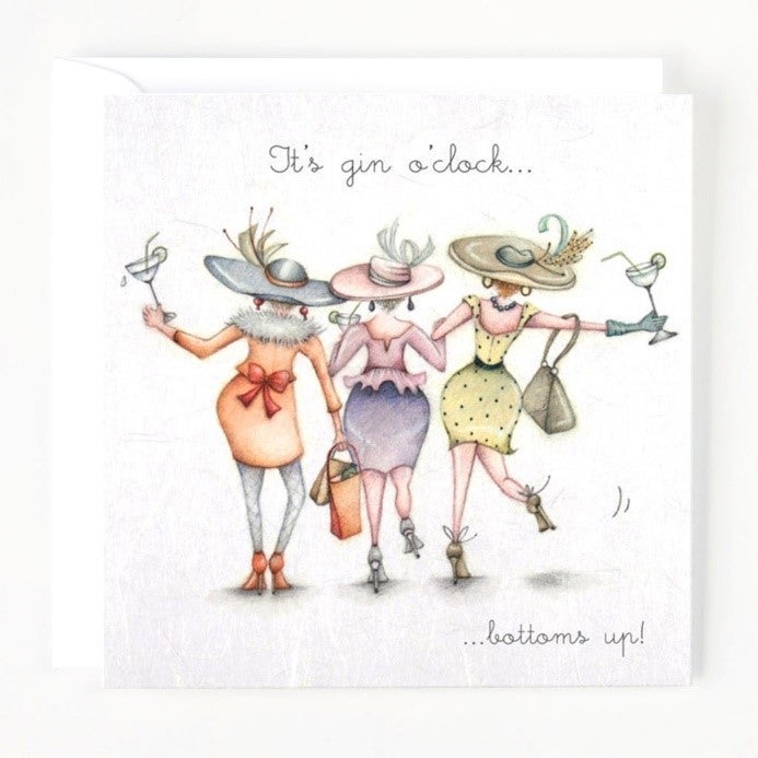 Kort Berni Parker It`s Gin o`clock