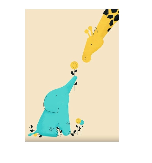 Dobbelt kort 12x17, Jay Fleck, Baby Elephant