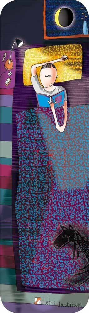 Bokmerke 6x21 Ilustris lesing i senga