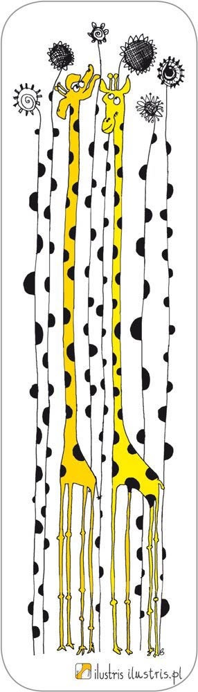 Bokmerke 6x21 Ilustris sjiraffer