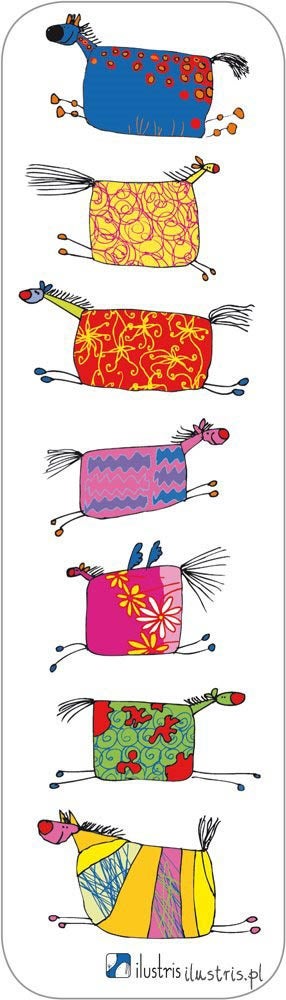 Bokmerke 6x21  Ilustris hester