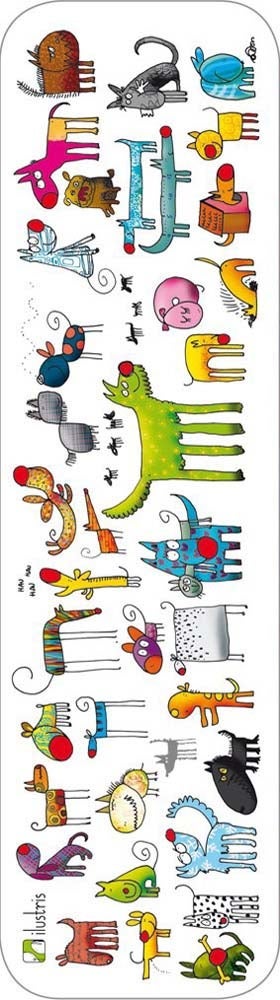 Bokmerke 6x21 Ilustris hunder