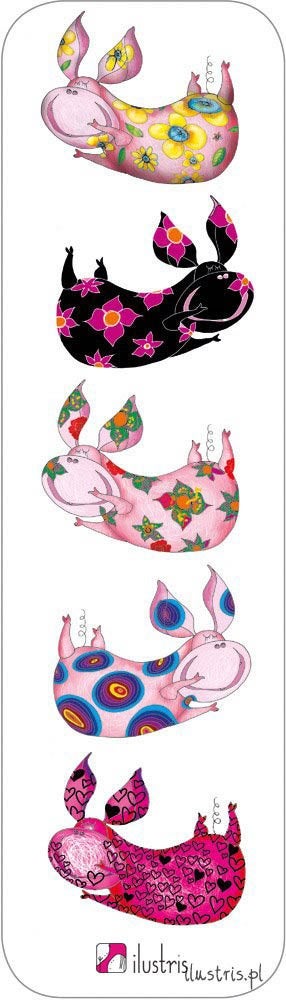 Bokmerke 6x21 Ilustris griser