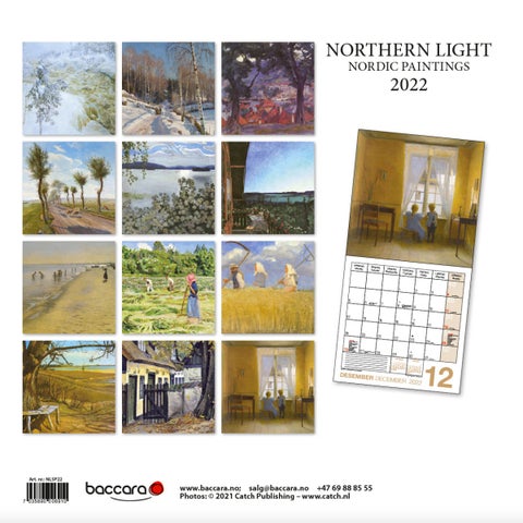 Kalender 2022 Nordic Paintings 30X30cm
