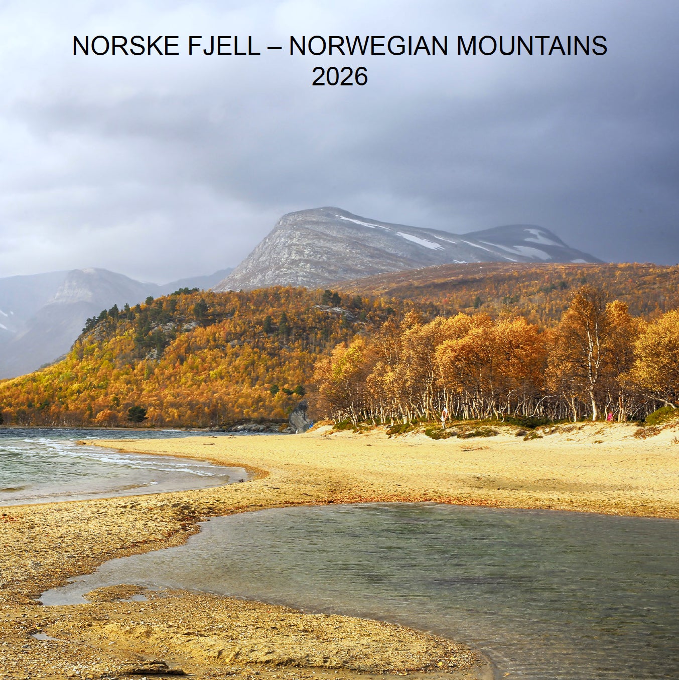 Kalender 2026 Norske Fjell 30X30Cm