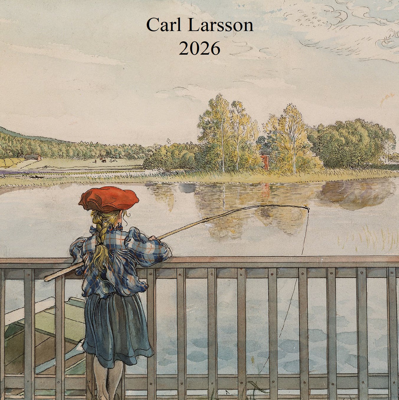 Kalender 2026 Carl Larsson 18X18Cm
