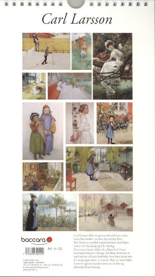 Familiekalender Baccara C. Larsson