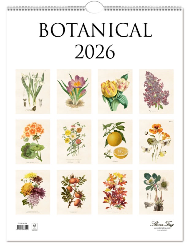Kalender 2026 Botanical 345X455Mm