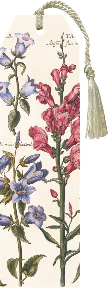 Bokmerke Sköna Ting Blå blomster