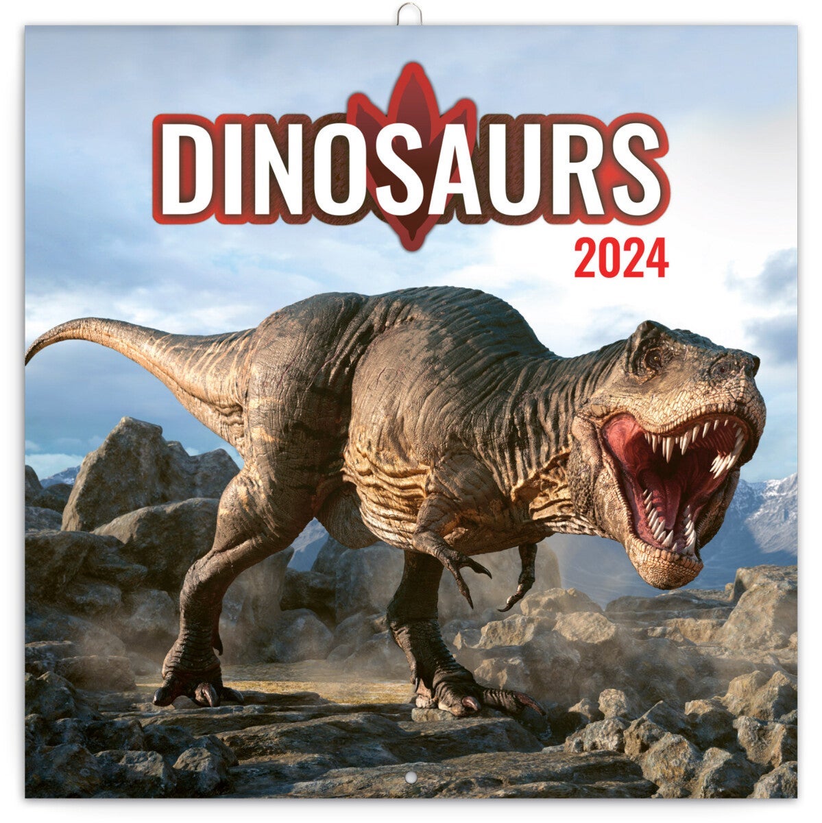 Kalender 2024 Dinosaurs 30x30cm