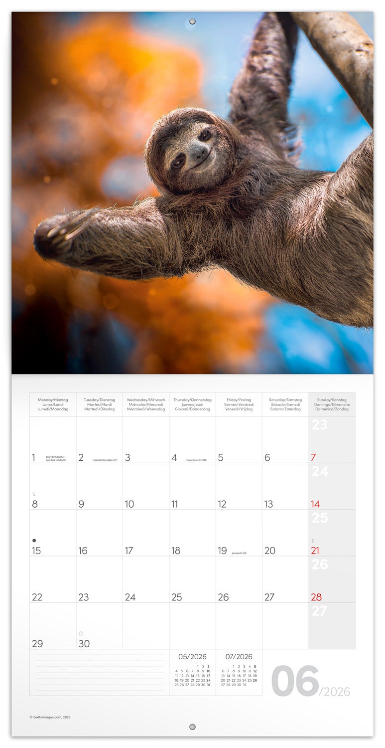 Kalender 2026 30x30 Keep Smiling