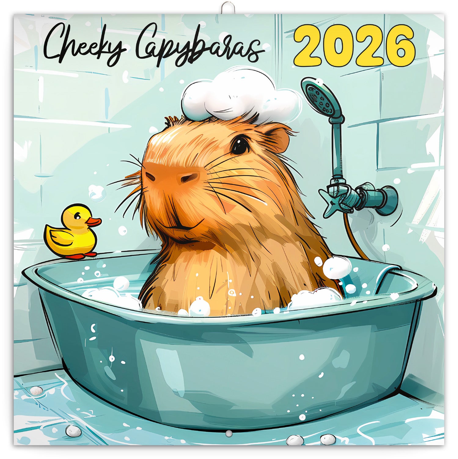 Kalender 2026 30x30 Cheeky Capybaras