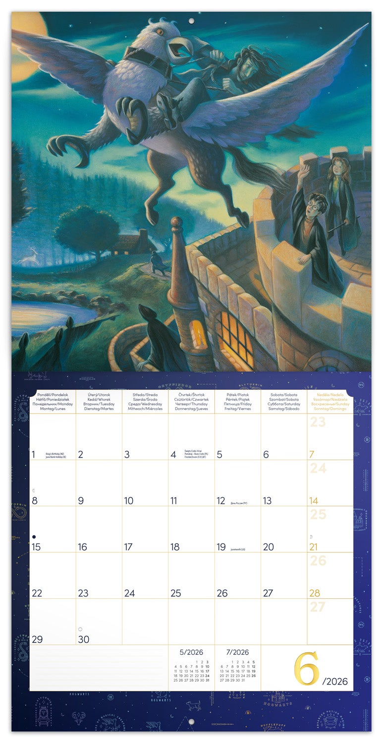 Kalender 2026 30x30 Harry Potter