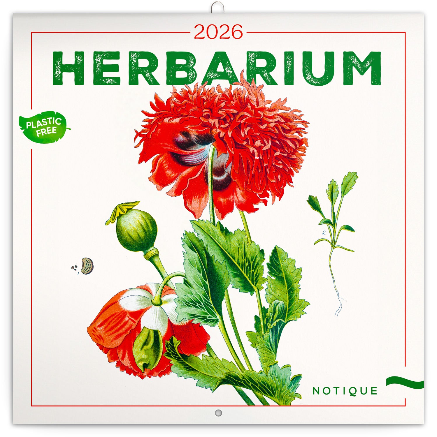 Kalender 2026 30x30 Herbarium 2026