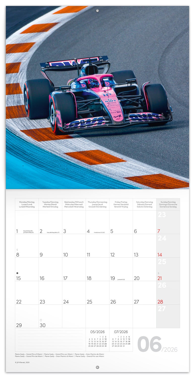 Kalender 2026 30x30 Formula
