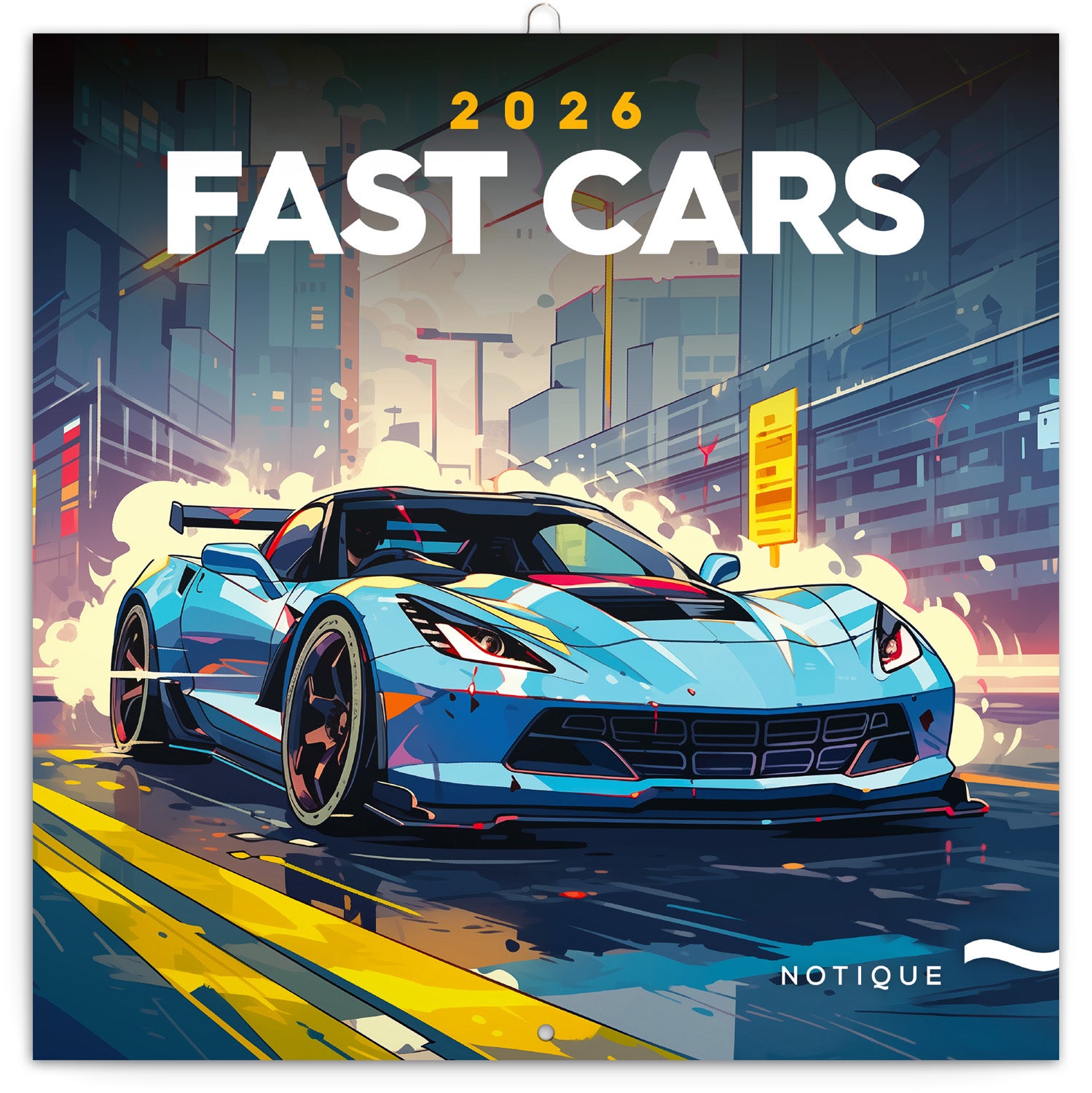 Kalender 2026 30x30 Fast Cars