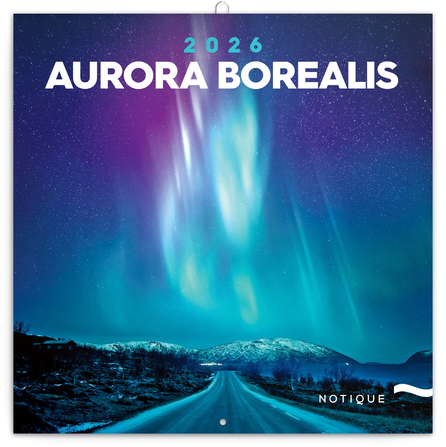 Kalender 2026 Aurora Borealis 30X30Cm