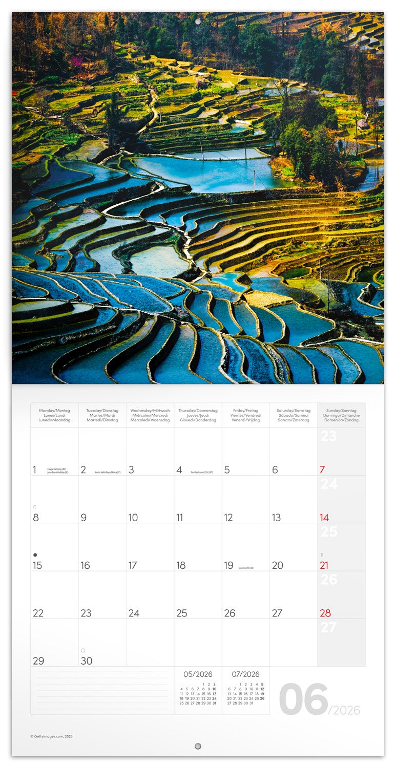 Kalender 2026 30x30 Our Planet