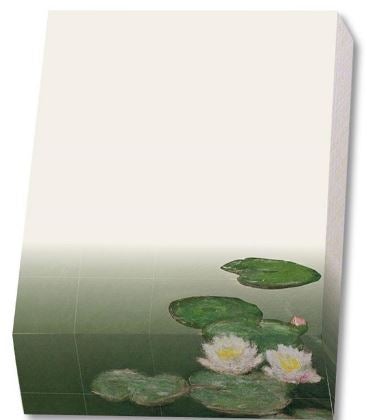 Notisblokk Claude Monet, Vannlinjer - Med skråkant