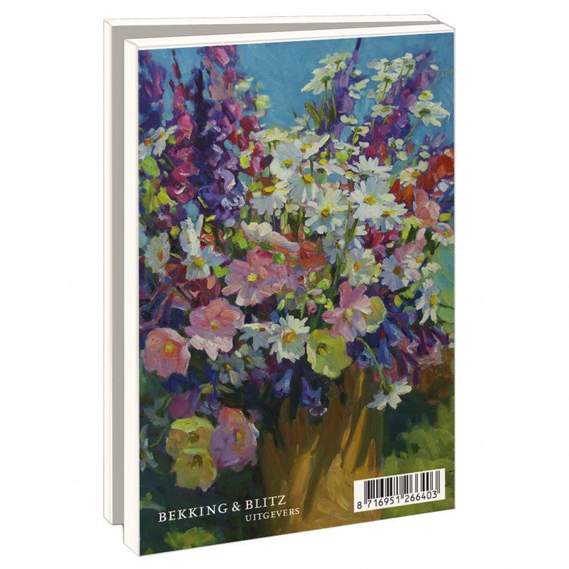 Kortmappe 10x15, Juane Xue, blomster i vase