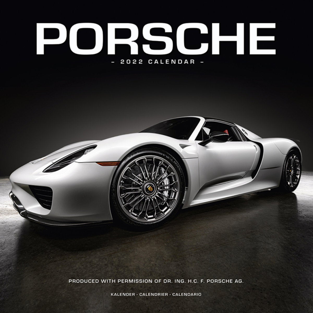 Kalender 2022 30x30 Porsche