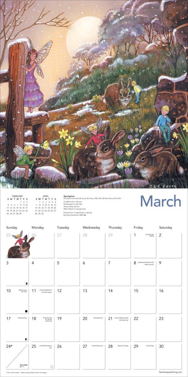 Kalender 2024 Fairyland 30x30cm