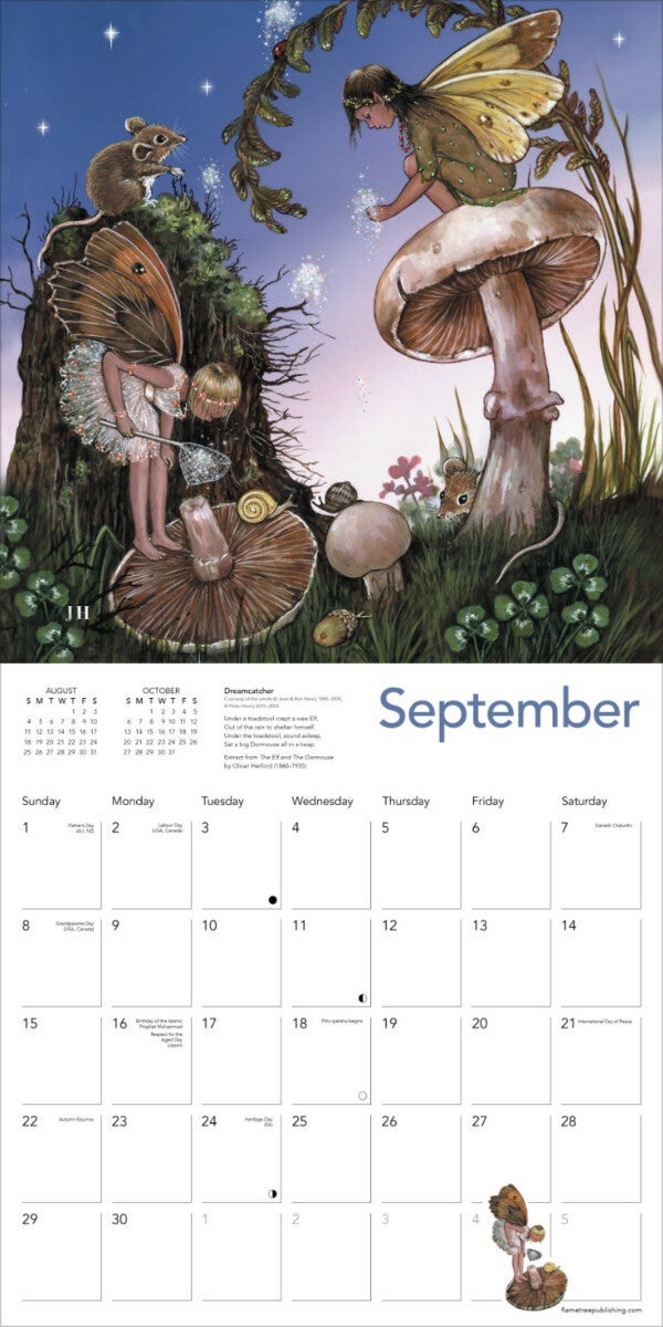 Kalender 2024 Fairyland 30x30cm