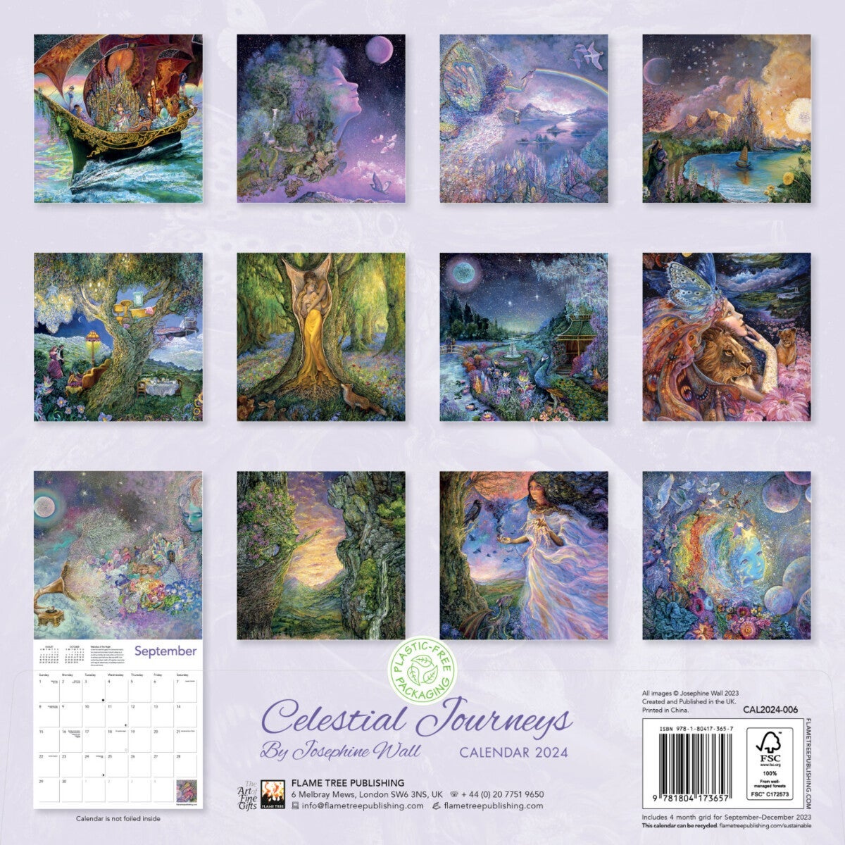 Kalender 2024 Celestial Journeys 30x30cm