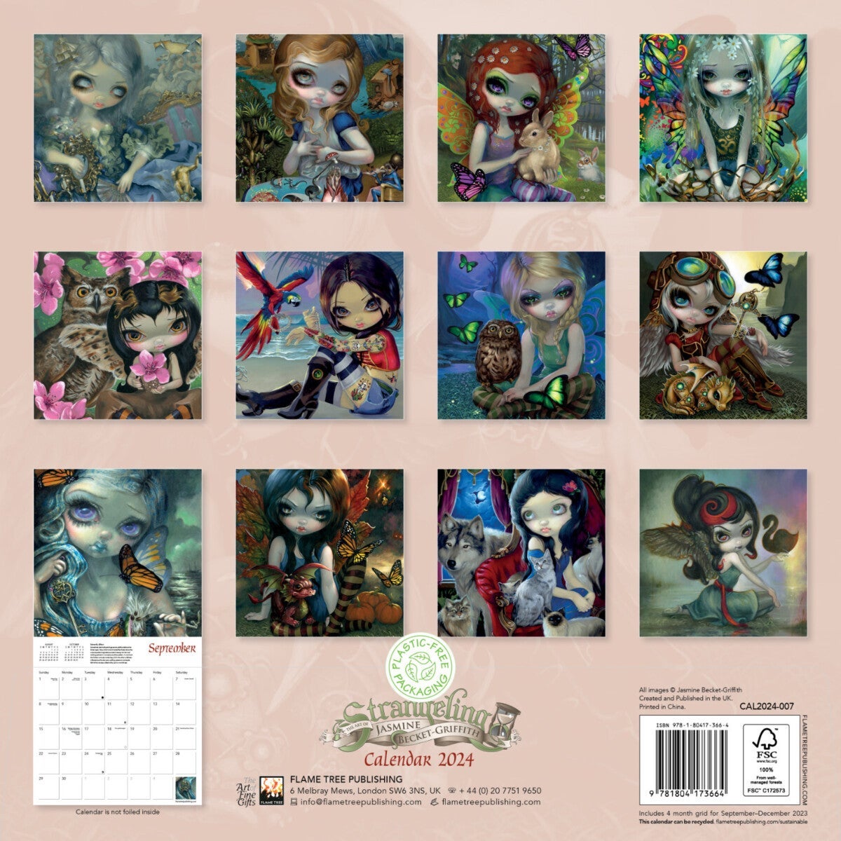 Kalender 2024 Strangeling 30x30cm