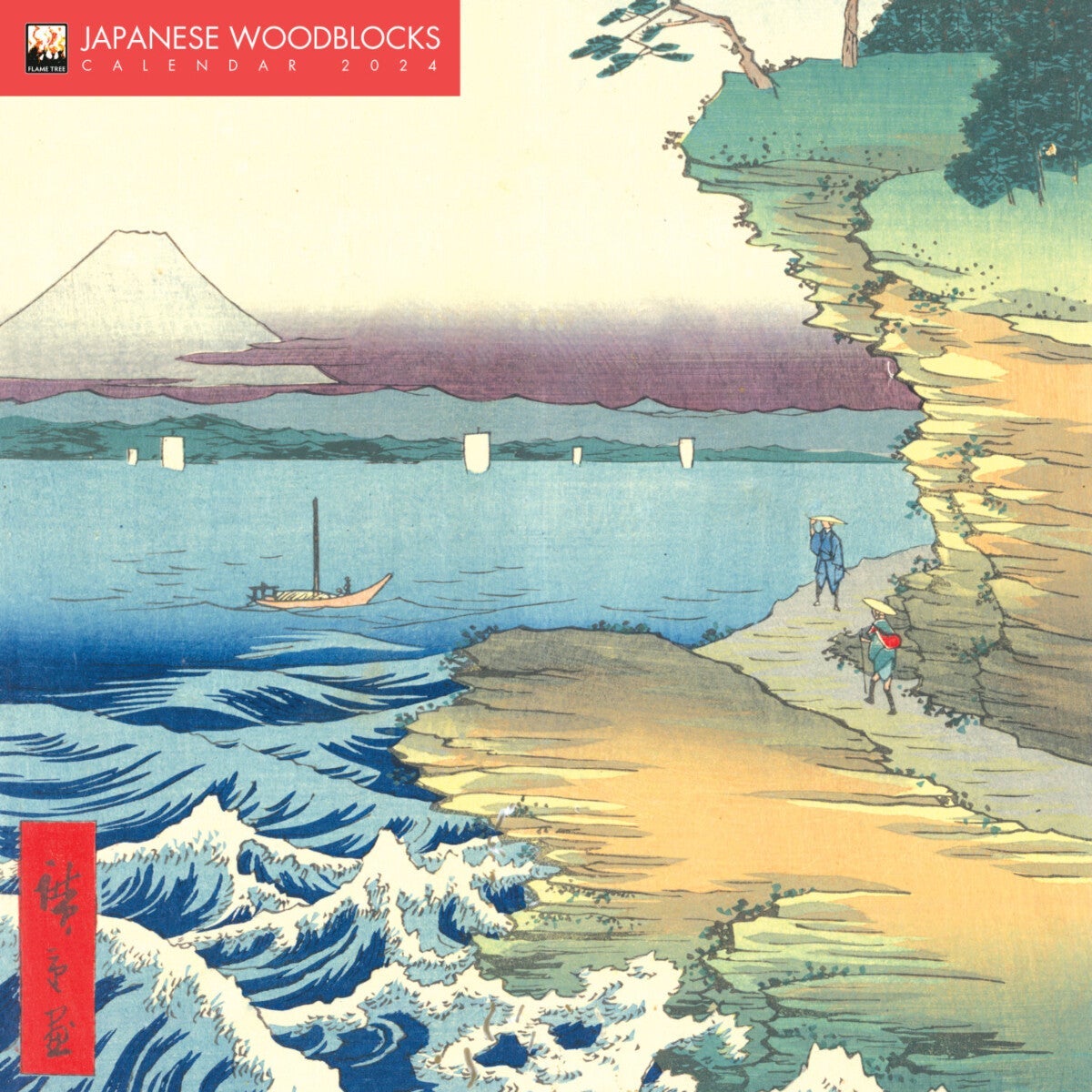 Kalender 2024 Japanese Woodblock 30x30cm