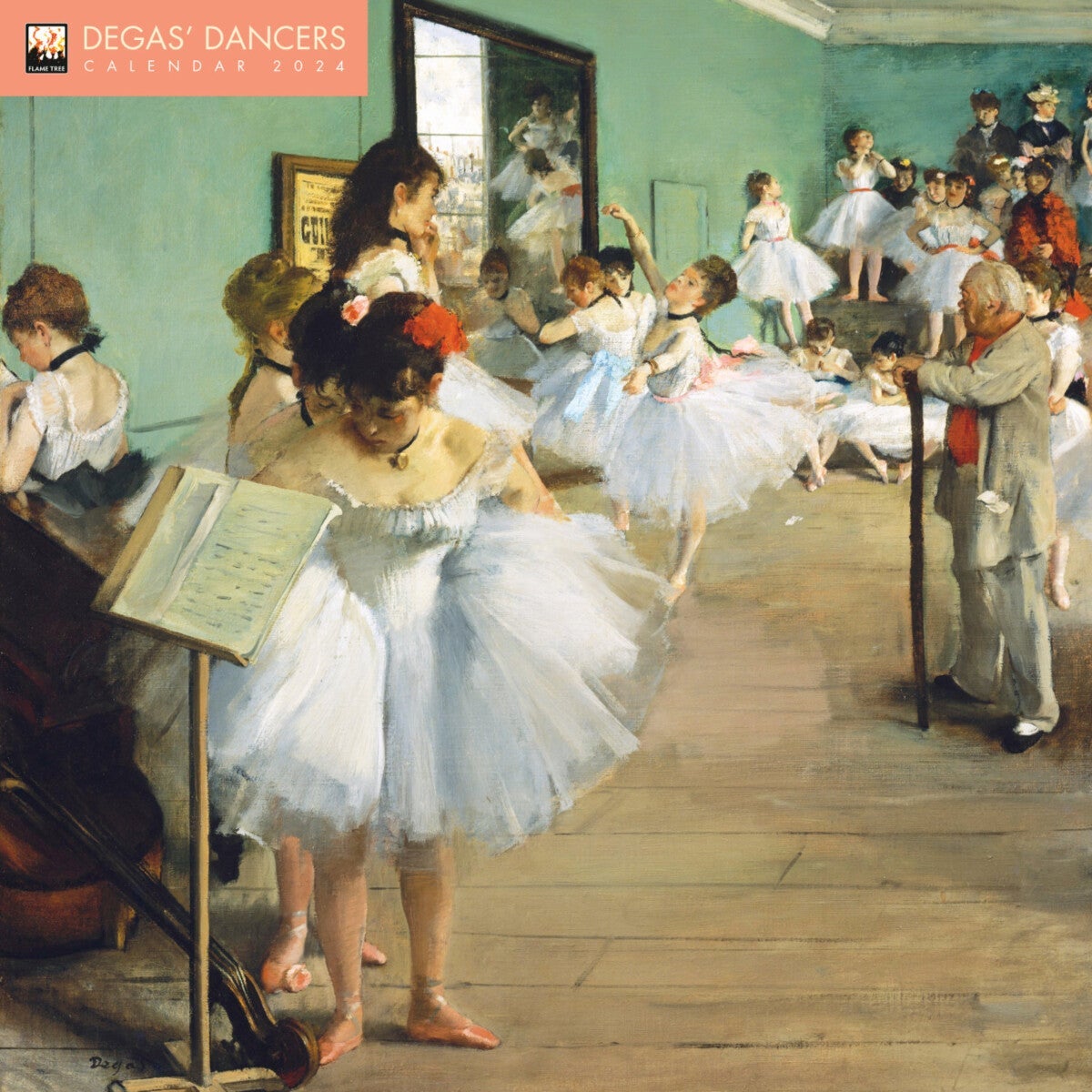 Kalender 2024 Degas Dancers 30x30cm