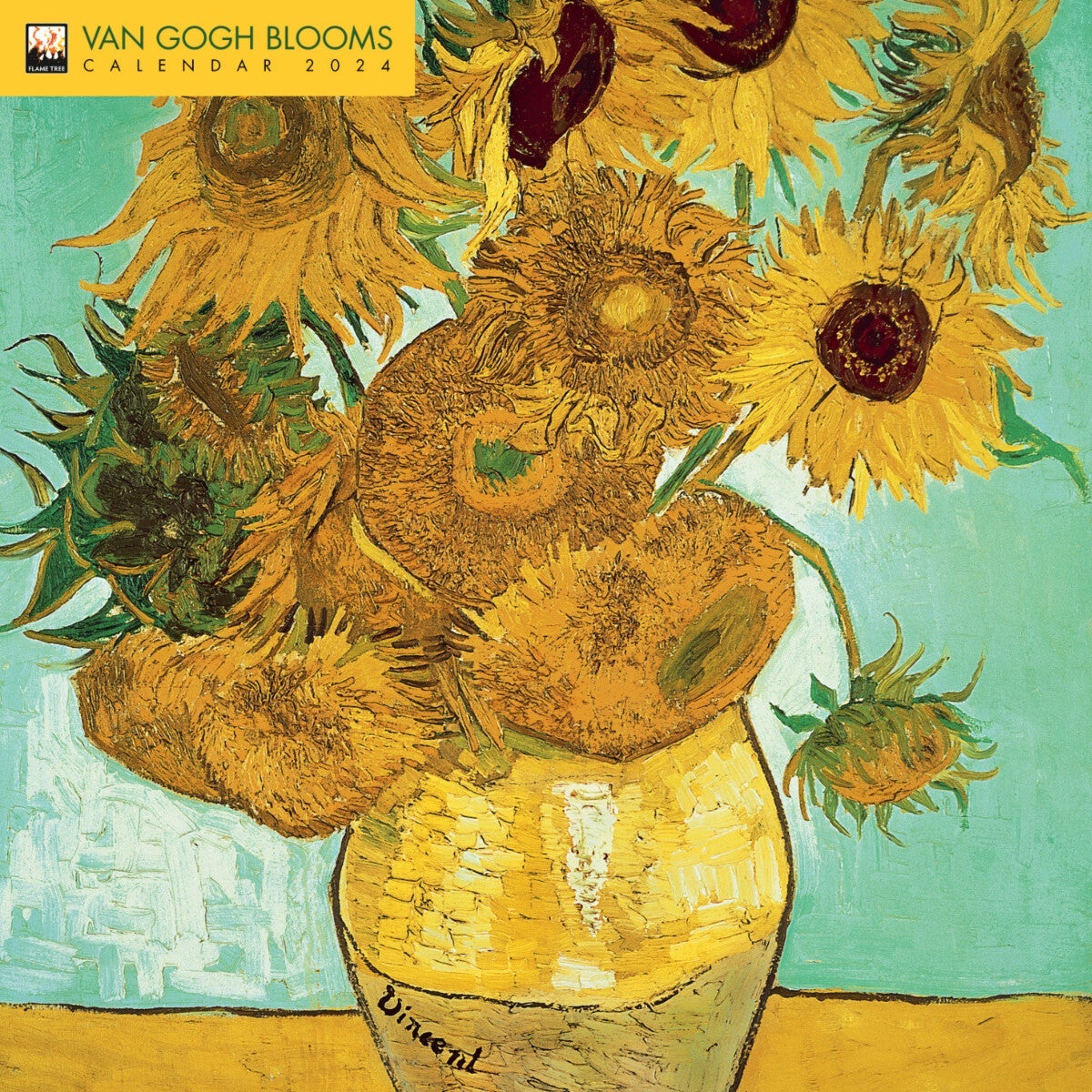 Kalender 2024 Van Gogh Blooms 30x30cm