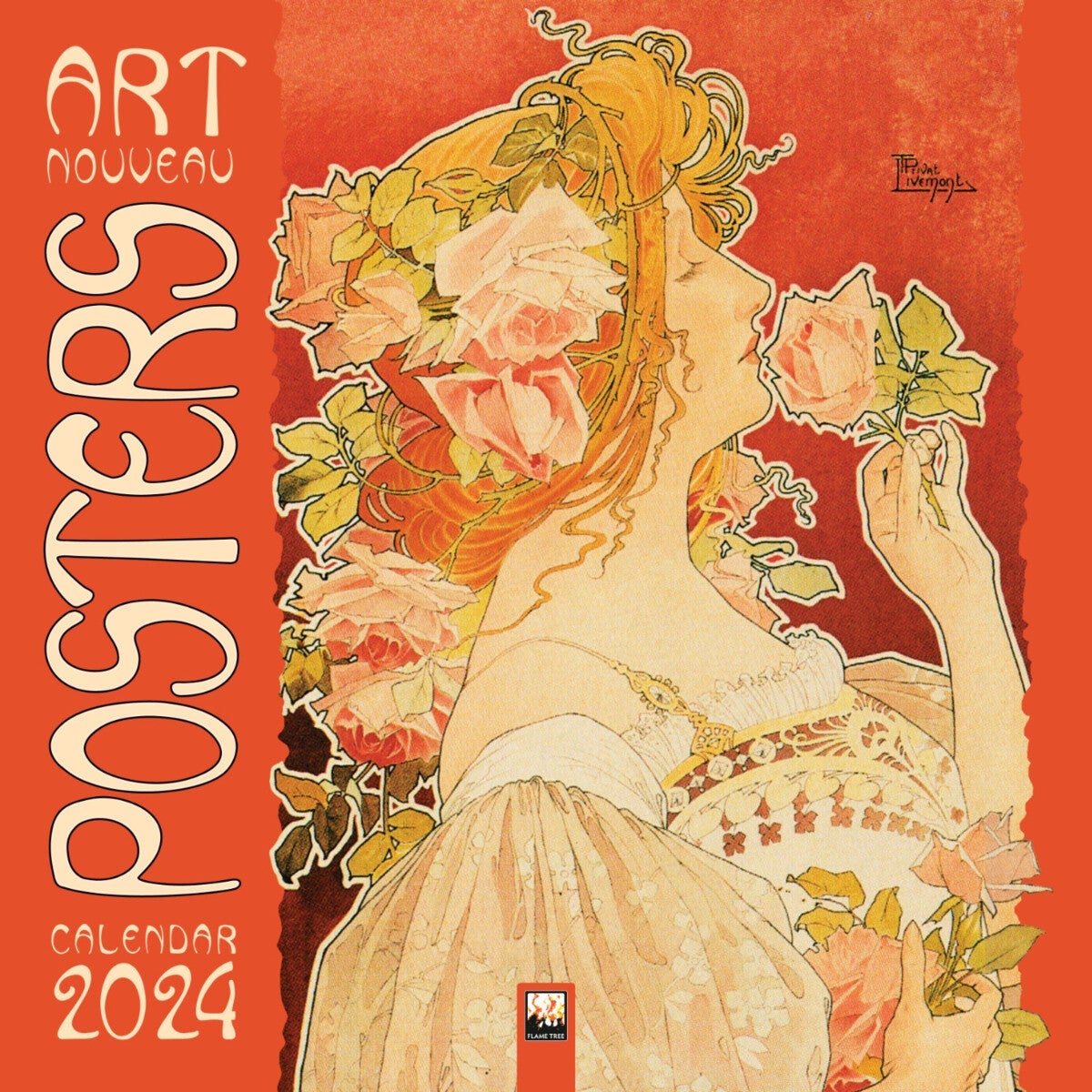 Kalender 2024 Art Nouveau 30x30cm