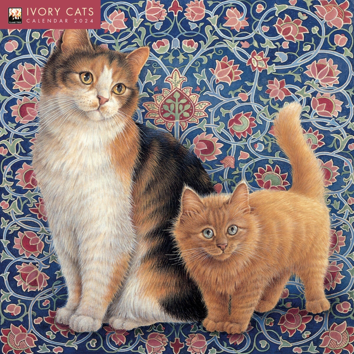 Kalender 2024 Ivory Cats 30x30cm