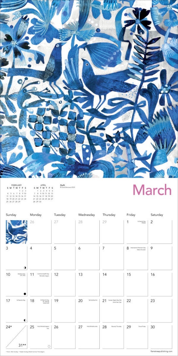 Kalender 2024 Este Macleod 30x30cm