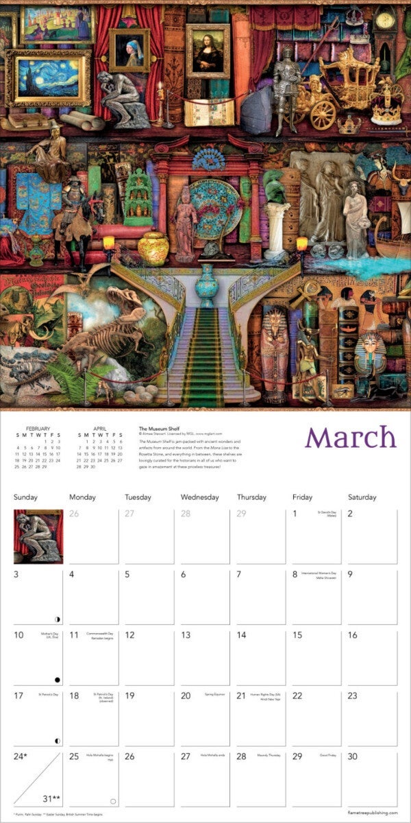 Kalender 2024 Aimee Stewart 30x30cm