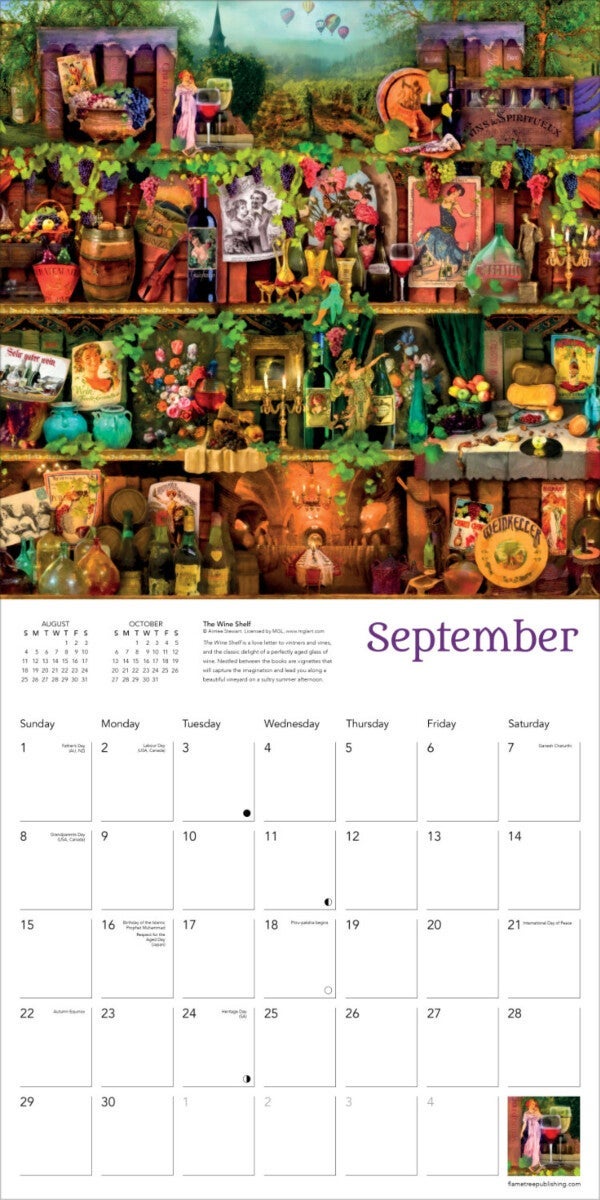 Kalender 2024 Aimee Stewart 30x30cm