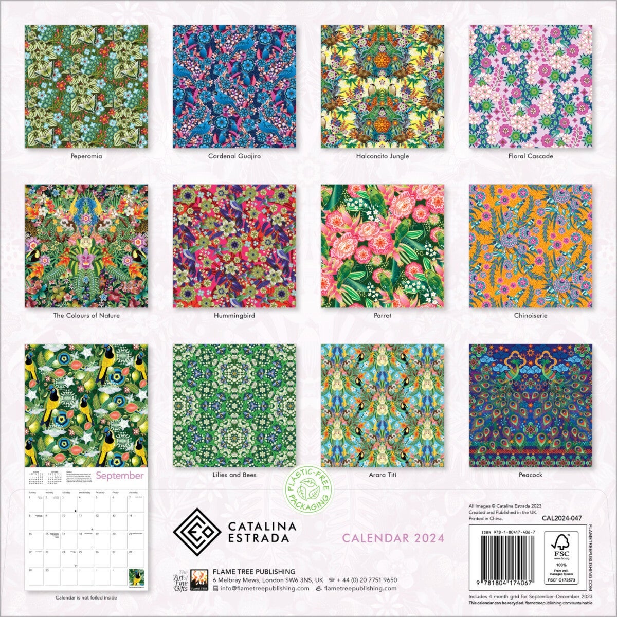 Kalender 2024 Catalina Estrada 30x30cm