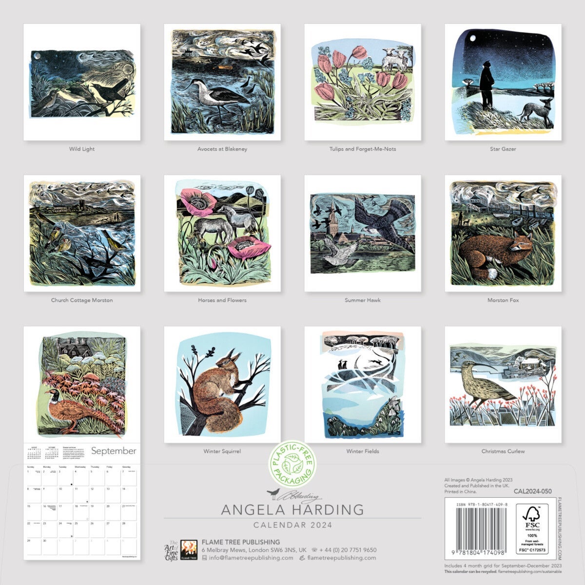 Kalender 2024 Angela Harding 30x30cm