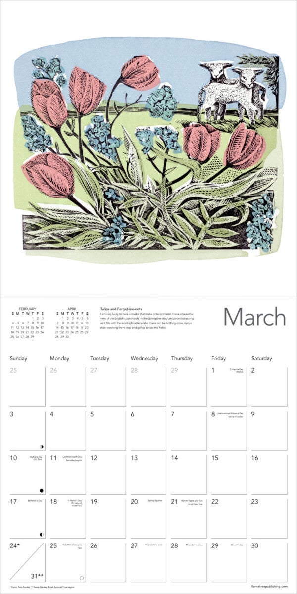 Kalender 2024 Angela Harding 30x30cm