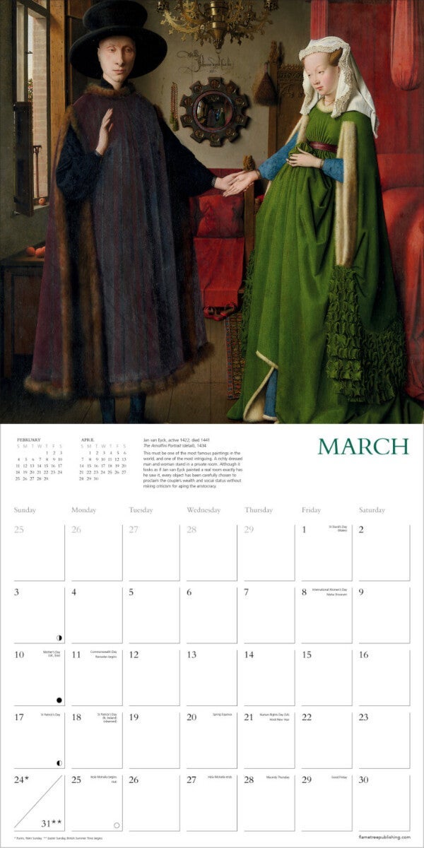 Kalender 2024 National Gallery 30x30cm