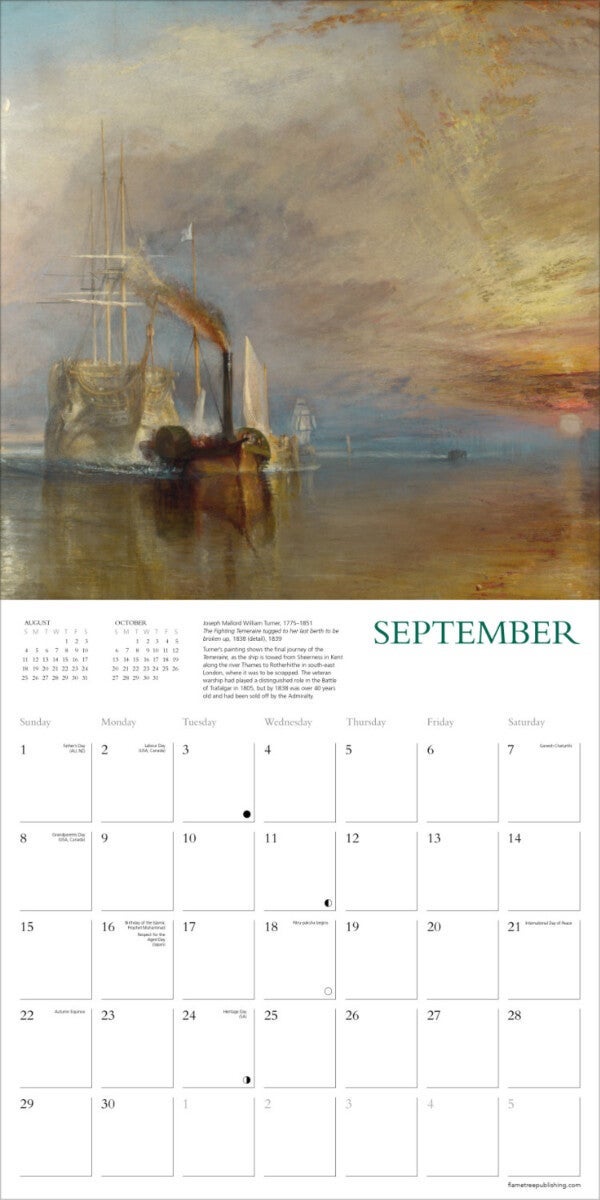 Kalender 2024 National Gallery 30x30cm