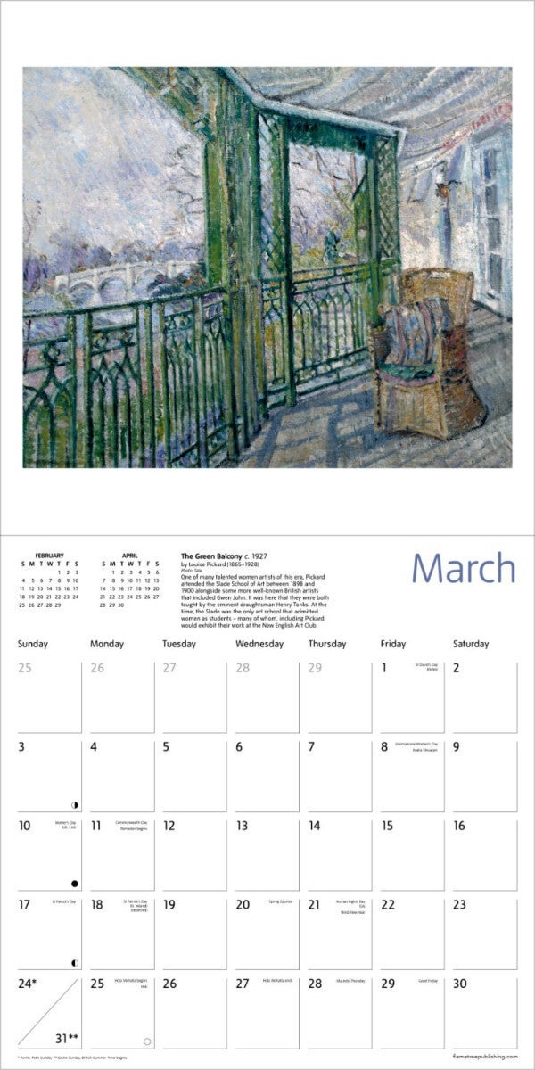 Kalender 2024 Br Landscapes 30x30cm